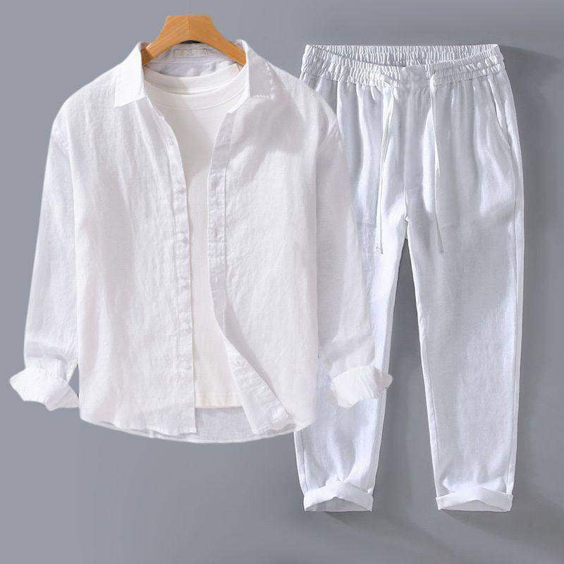 Men’s casual top and long pants