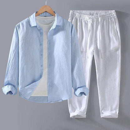 Men’s casual top and long pants