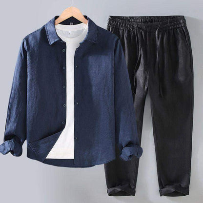 Men’s casual top and long pants