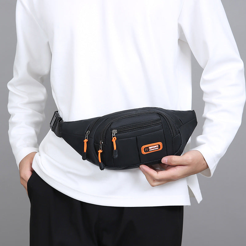 Men's Chest Bag Simple Commuter Crossbody Shoulder Bag