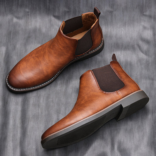 Men's Classic Chelsea Boots Fashion Retro Ankle Boots