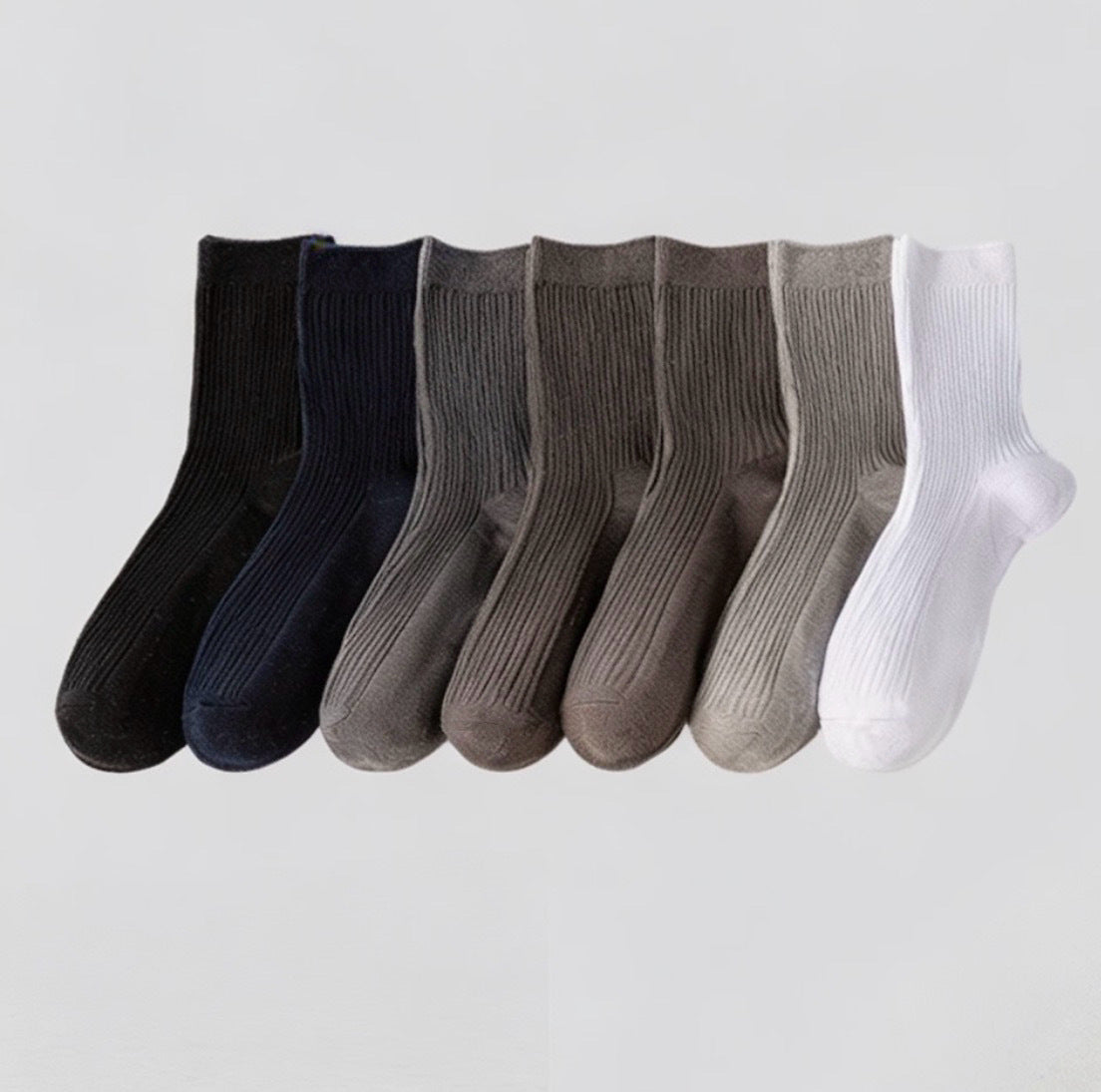 Men's Combed Cotton Mid-Calf Socks