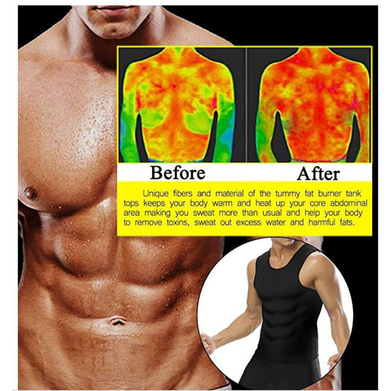 Men's Compression Workout Sauna Vest