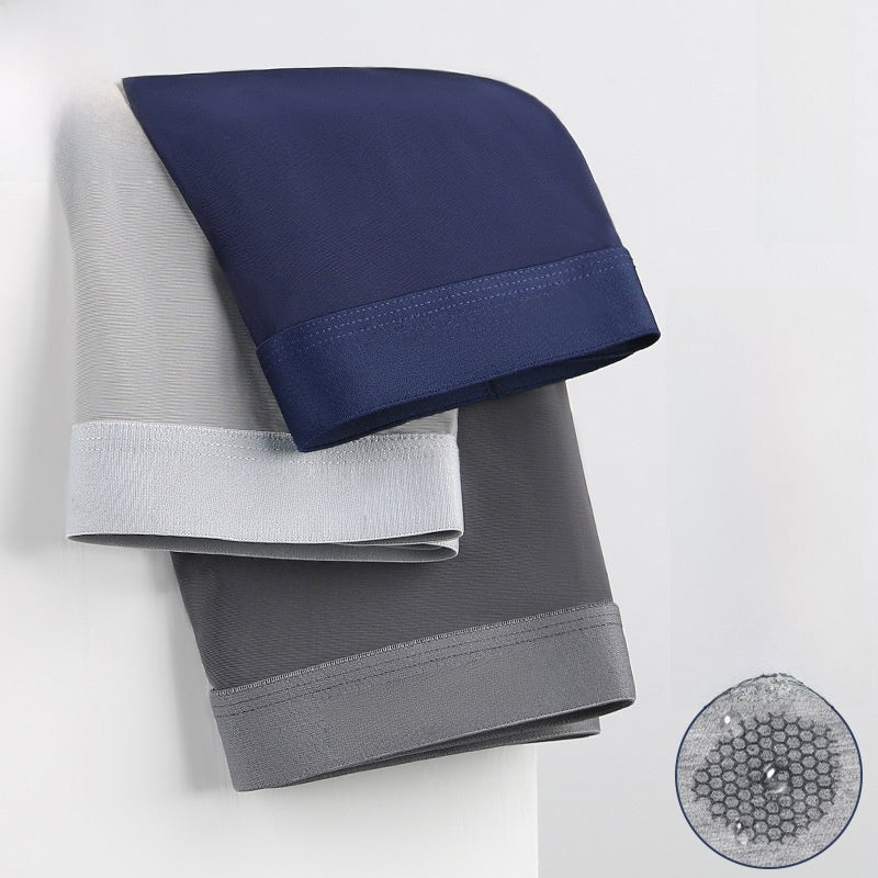 Men's Cotton Boxer Shorts Breathable Seamless Underwear