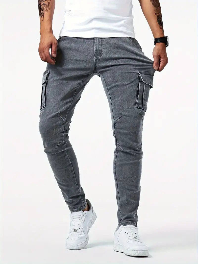 Men's Cotton Cargo Casual Pants