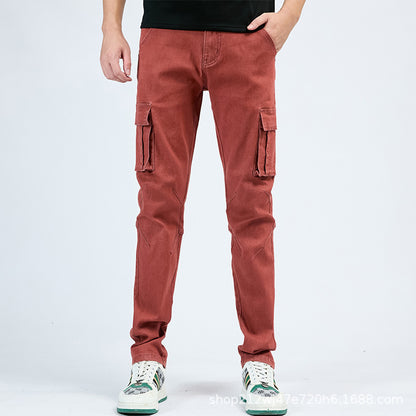 Men's Cotton Cargo Casual Pants