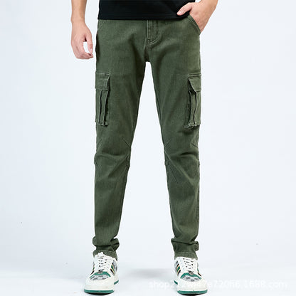 Men's Cotton Cargo Casual Pants
