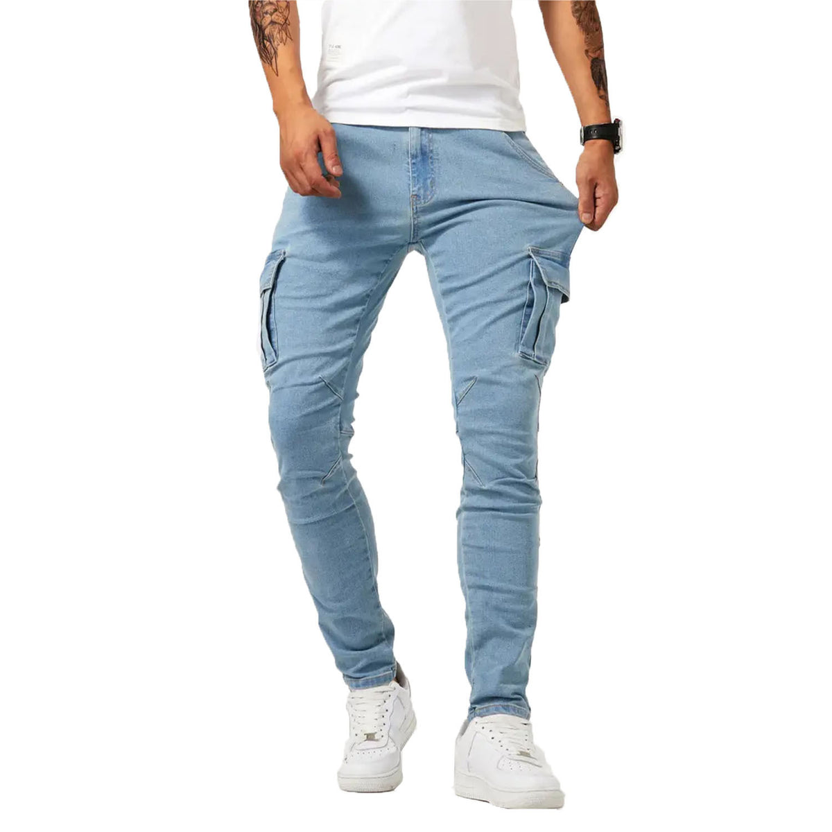 Men's Cotton Cargo Casual Pants