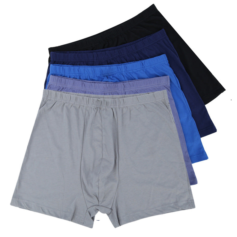 Men's Cotton High Waist Boxer Shorts