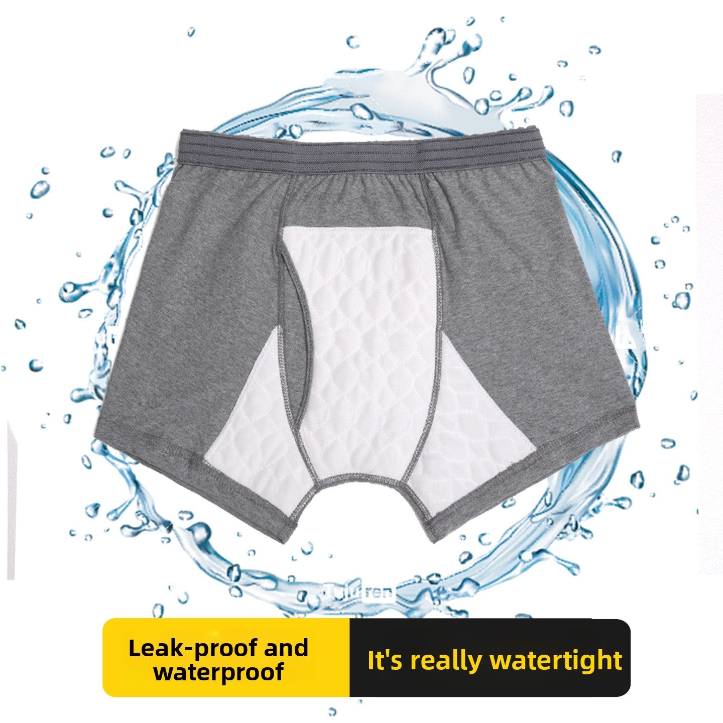 Men's Cotton Incontinence Boxer Shorts