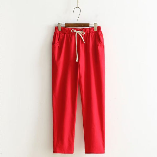 Men's Cotton Linen Casual Pants
