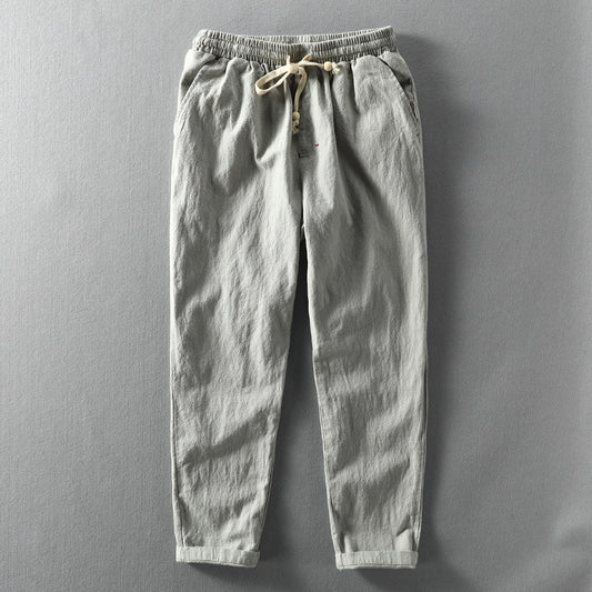 Men's Cotton Linen Casual Pants