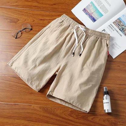Men's Cotton Linen Casual Summer Shorts