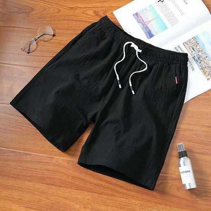 Men's Cotton Linen Casual Summer Shorts