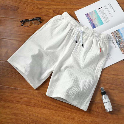 Men's Cotton Linen Casual Summer Shorts