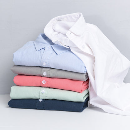 Men's Cotton Linen Long Sleeve Casual Shirt