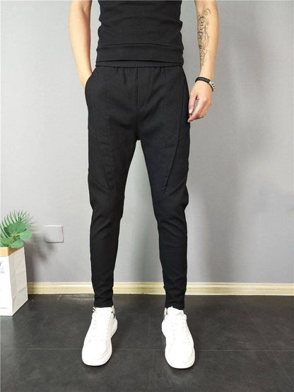 Men's Cotton Linen Wide Leg Casual Pants