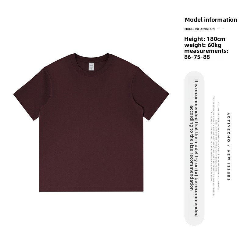 Men's Cotton Round Neck Short Sleeve T-Shirt