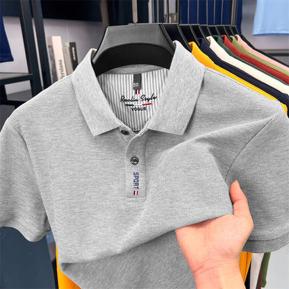 Men's Cotton Short Sleeve Polo Shirt