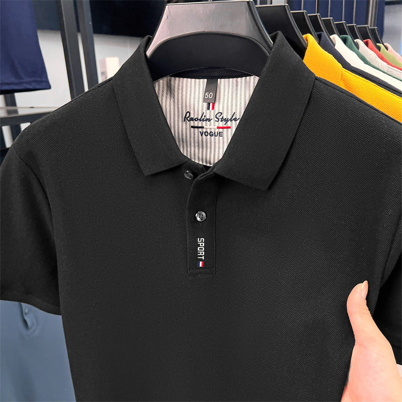 Men's Cotton Short Sleeve Polo Shirt