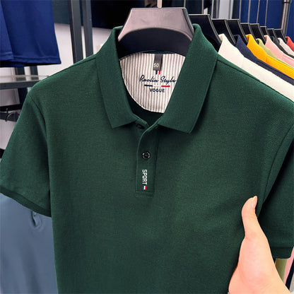 Men's Cotton Short Sleeve Polo Shirt