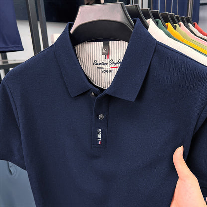 Men's Cotton Short Sleeve Polo Shirt