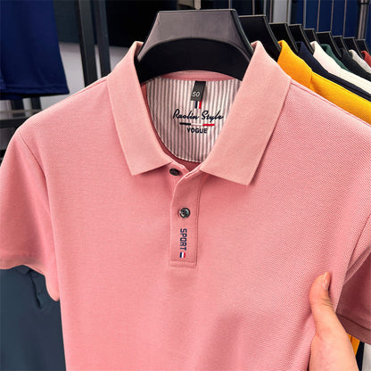 Men's Cotton Short Sleeve Polo Shirt