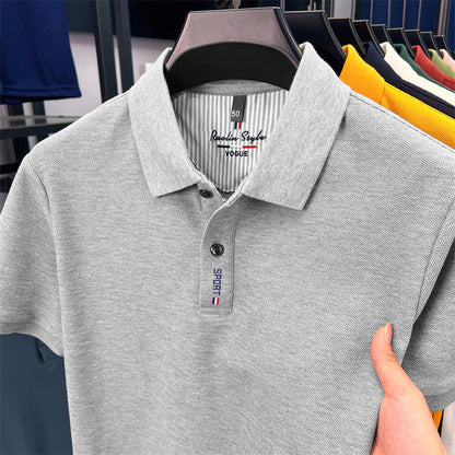Men's Cotton Short Sleeve Polo Shirt