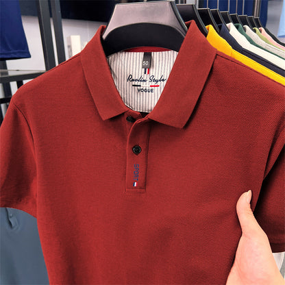 Men's Cotton Short Sleeve Polo Shirt