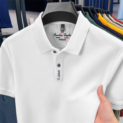 Men's Cotton Short Sleeve Polo Shirt