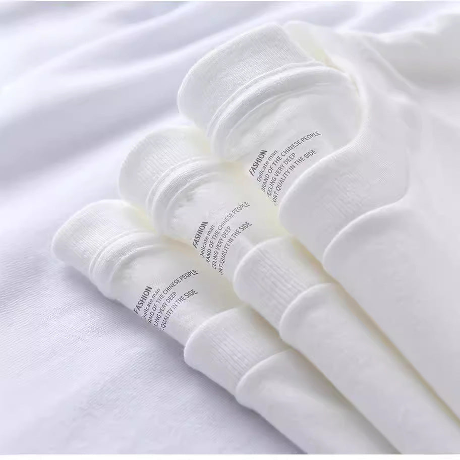 Men's Cotton Short Sleeve Round Neck T-shirt
