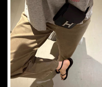 Men's Cotton Straight Pants