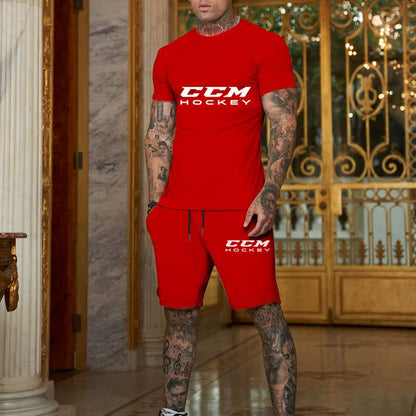 Men's Cotton T-Shirt and Shorts Set