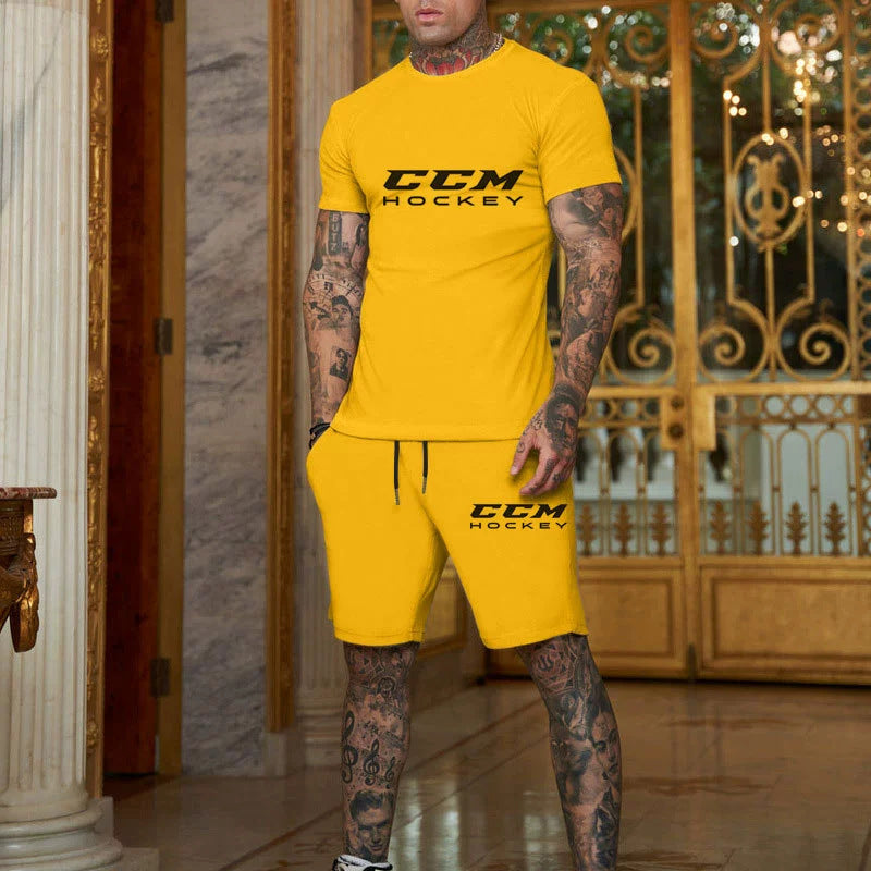 Men's Cotton T-Shirt and Shorts Set