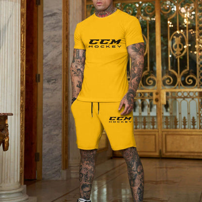 Men's Cotton T-Shirt and Shorts Set