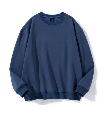 Men's Cotton Thickened Sweatshirt Long Sleeve Loose Fit