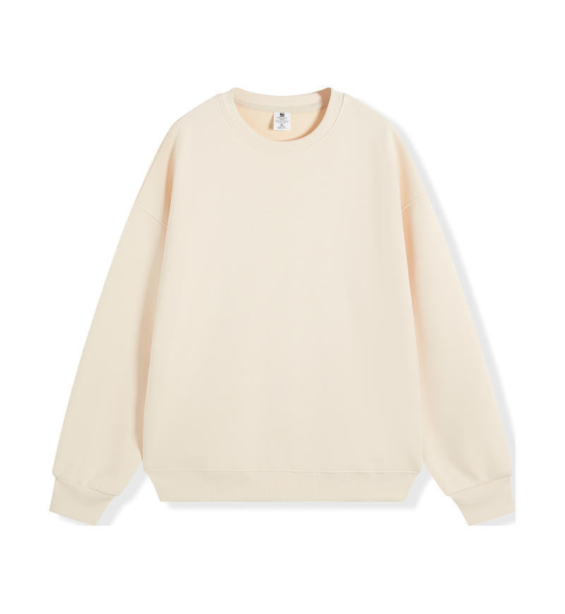 Men's Cotton Thickened Sweatshirt Long Sleeve Loose Fit
