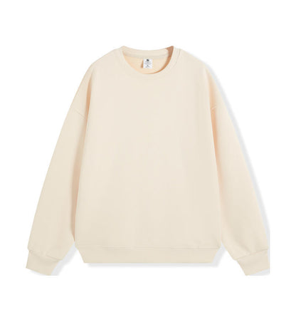 Men's Cotton Thickened Sweatshirt Long Sleeve Loose Fit