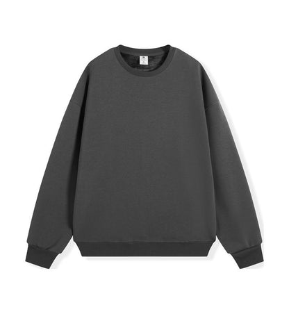 Men's Cotton Thickened Sweatshirt Long Sleeve Loose Fit