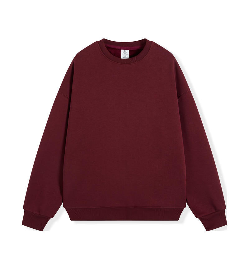 Men's Cotton Thickened Sweatshirt Long Sleeve Loose Fit