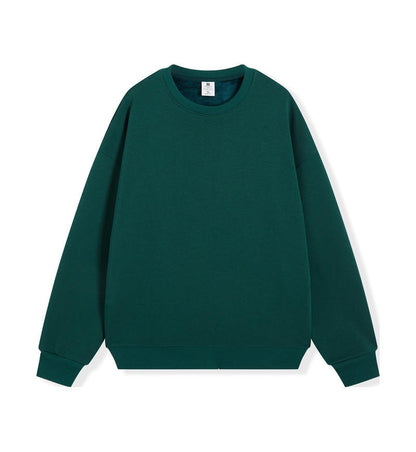 Men's Cotton Thickened Sweatshirt Long Sleeve Loose Fit