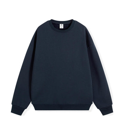 Men's Cotton Thickened Sweatshirt Long Sleeve Loose Fit