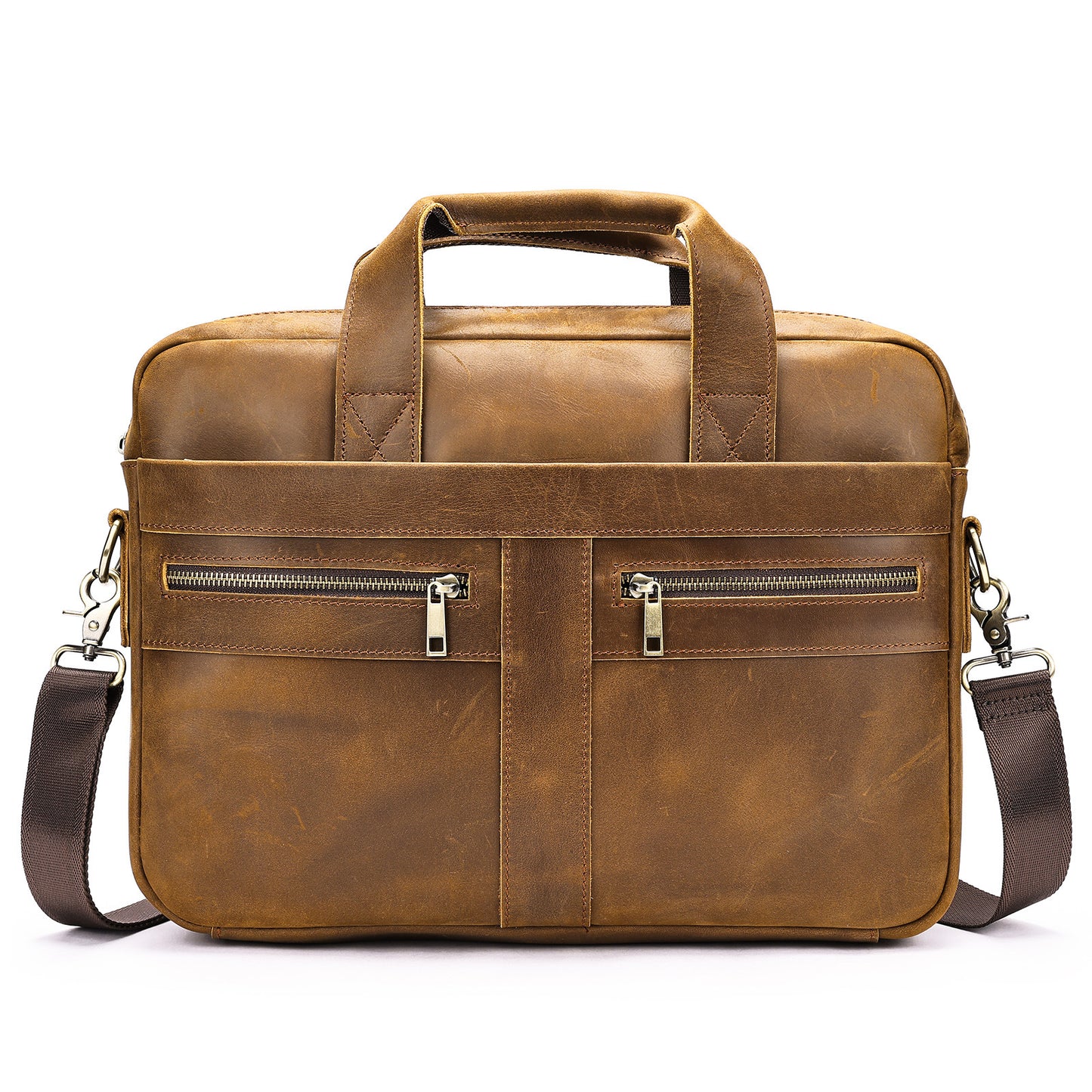 men's cowhide briefcase
