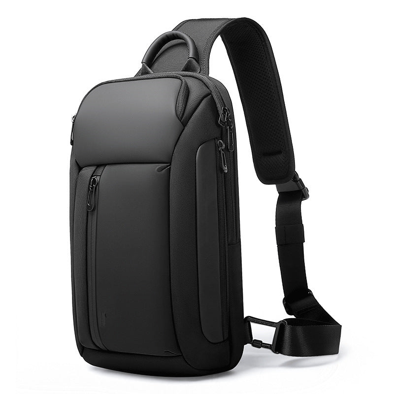 Men's Crossbody Chest Bag with TSA Lock