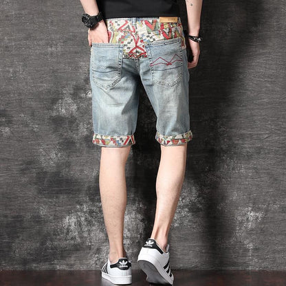 Men's denim shorts