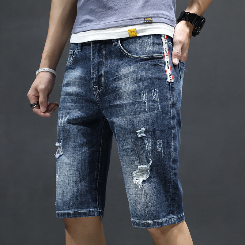 Men's Denim Shorts Summer