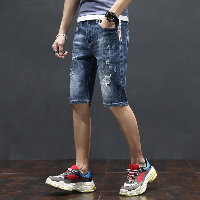 Men's Denim Shorts Summer
