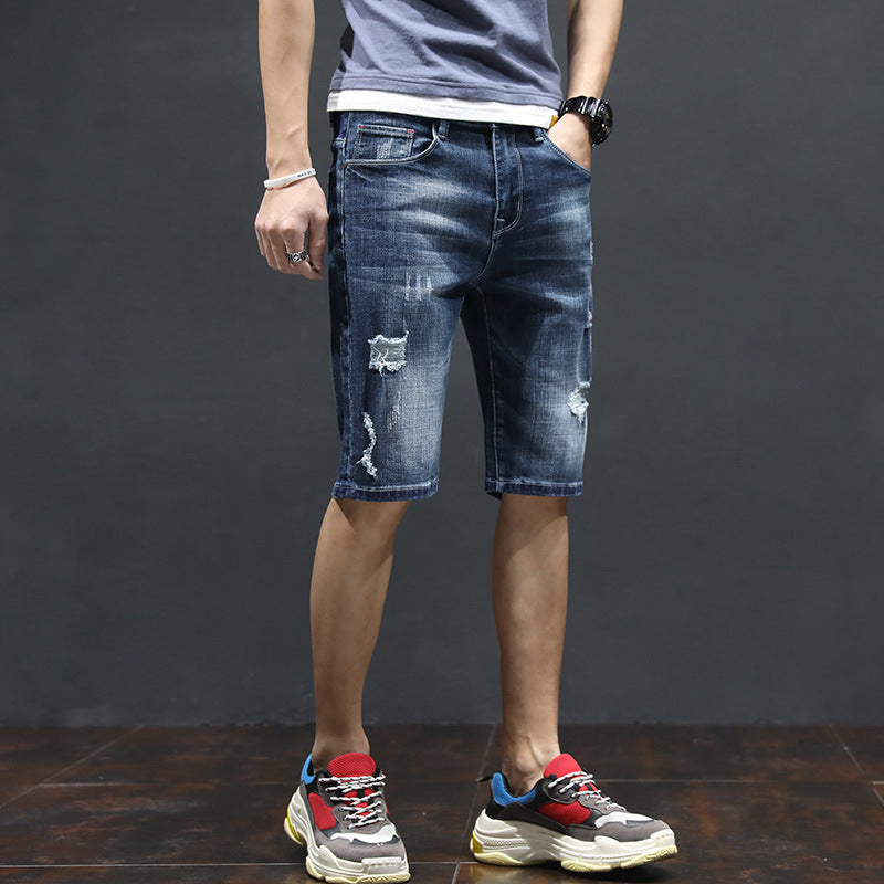Men's Denim Shorts Summer