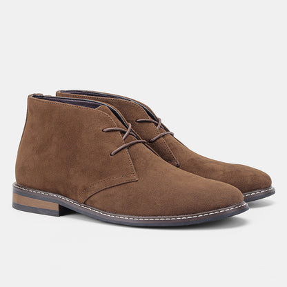 Men's Desert Boots - Vintage Leather Short Boots