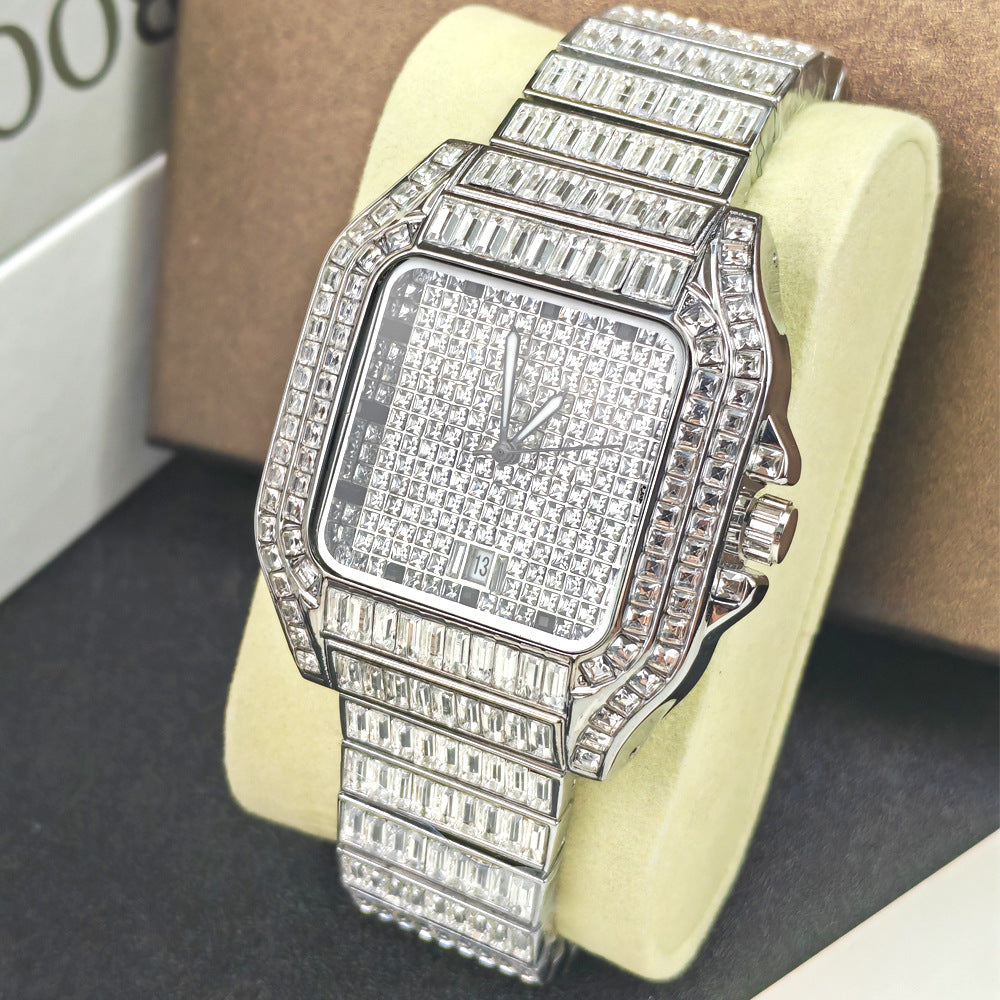 Men's Diamond Accent Quartz Watch